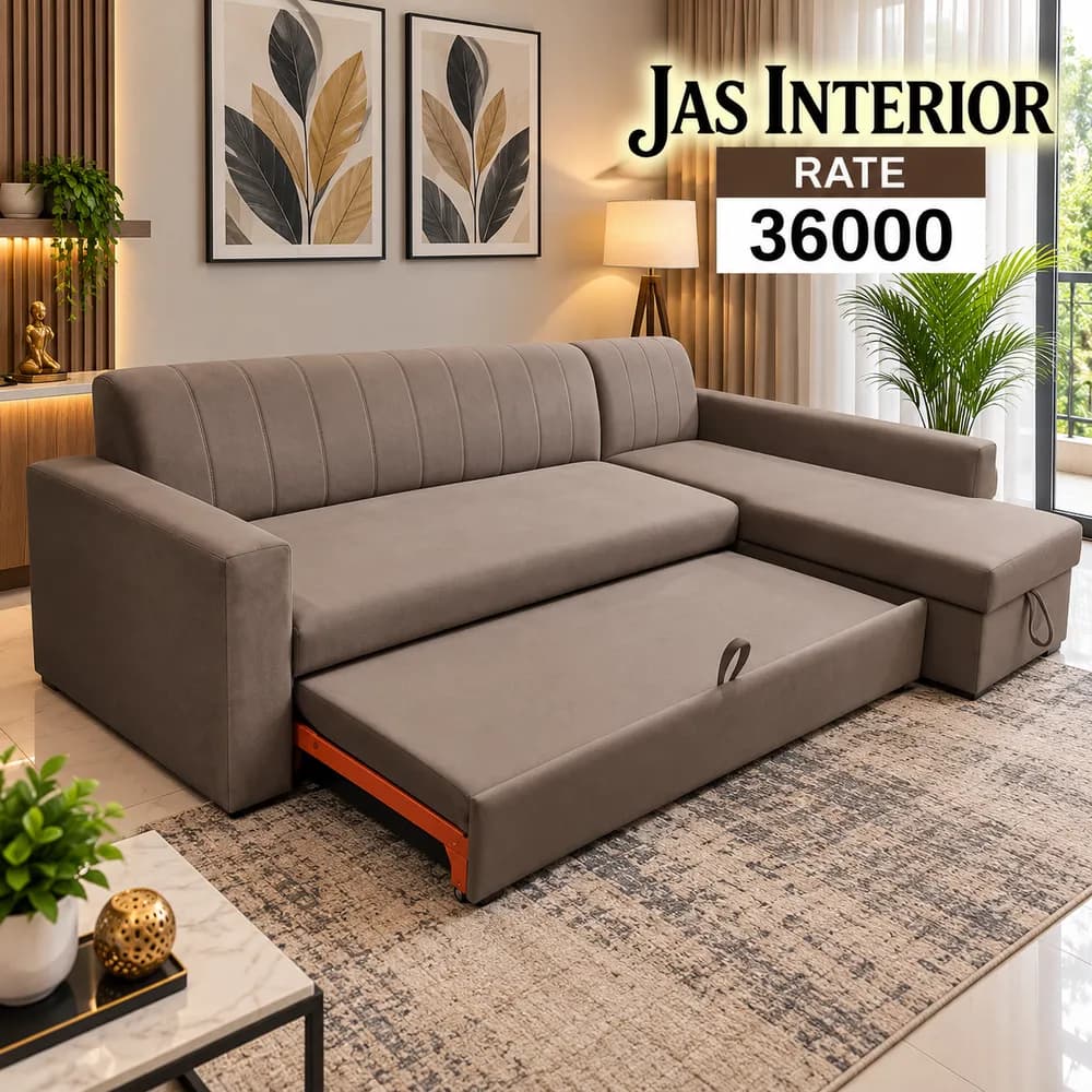 Modern Taupe Sectional Sofa Advertisement