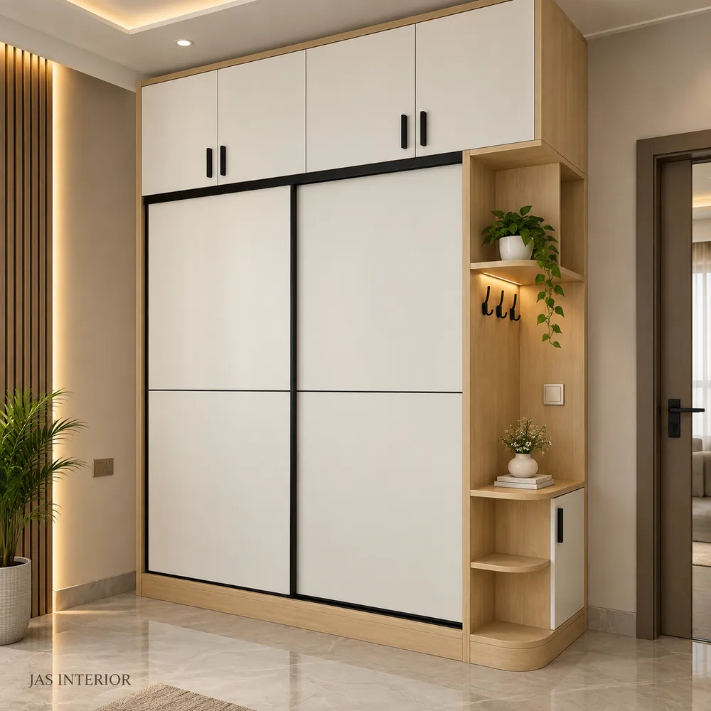 Modern Built-In Wardrobe Entryway
