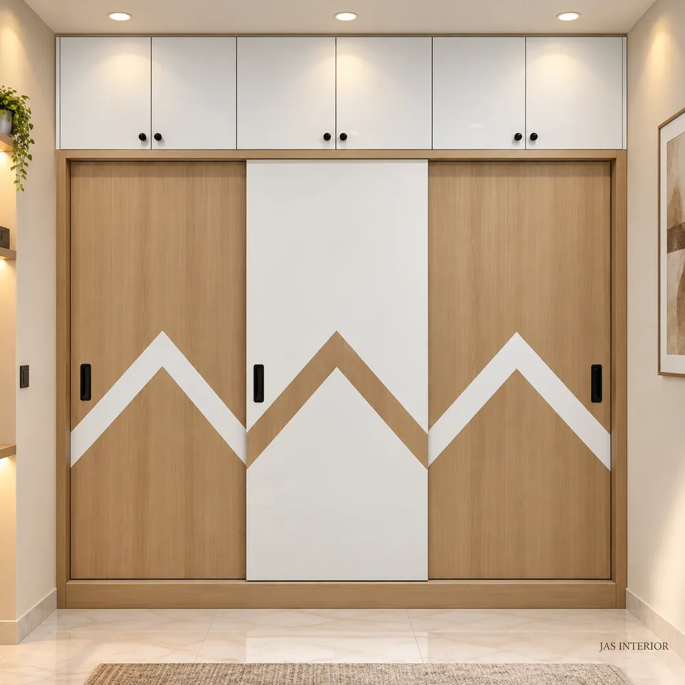 Modern Chevron Wardrobe Interior