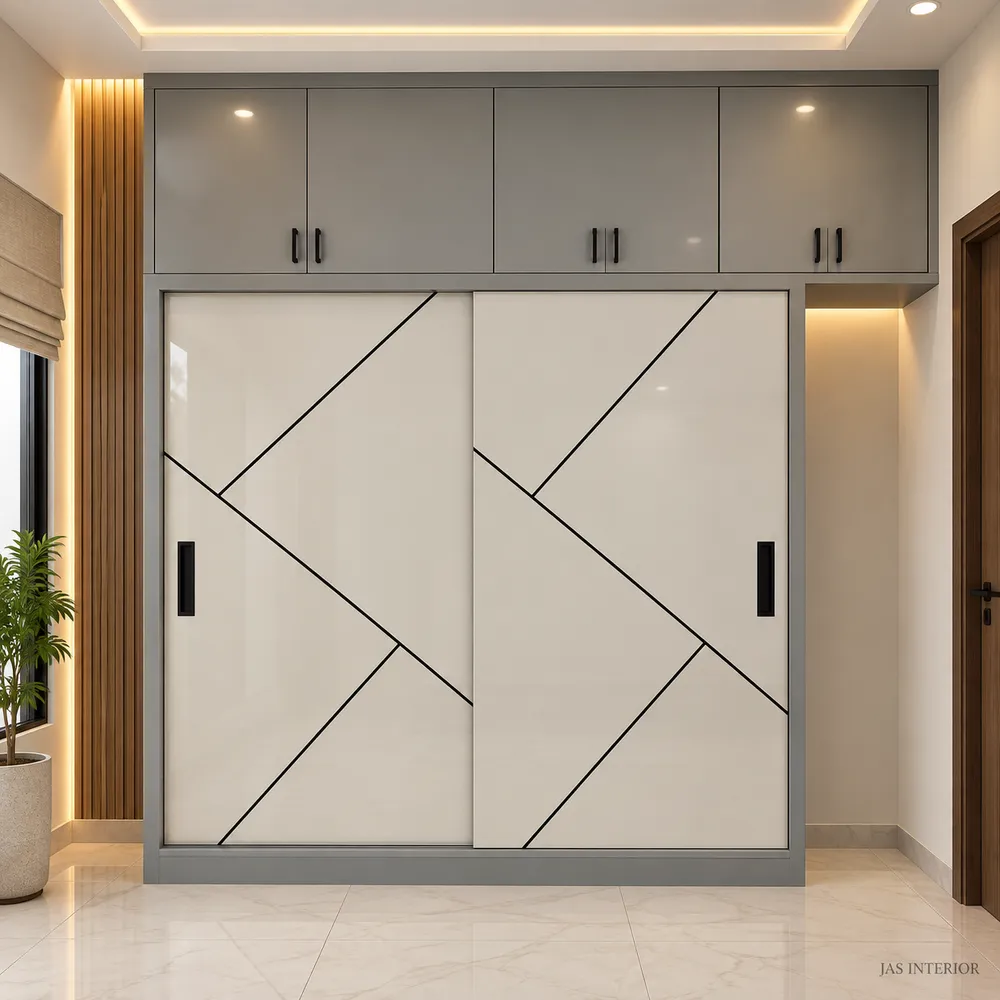 Modern Geometric Wardrobe Interior(1)