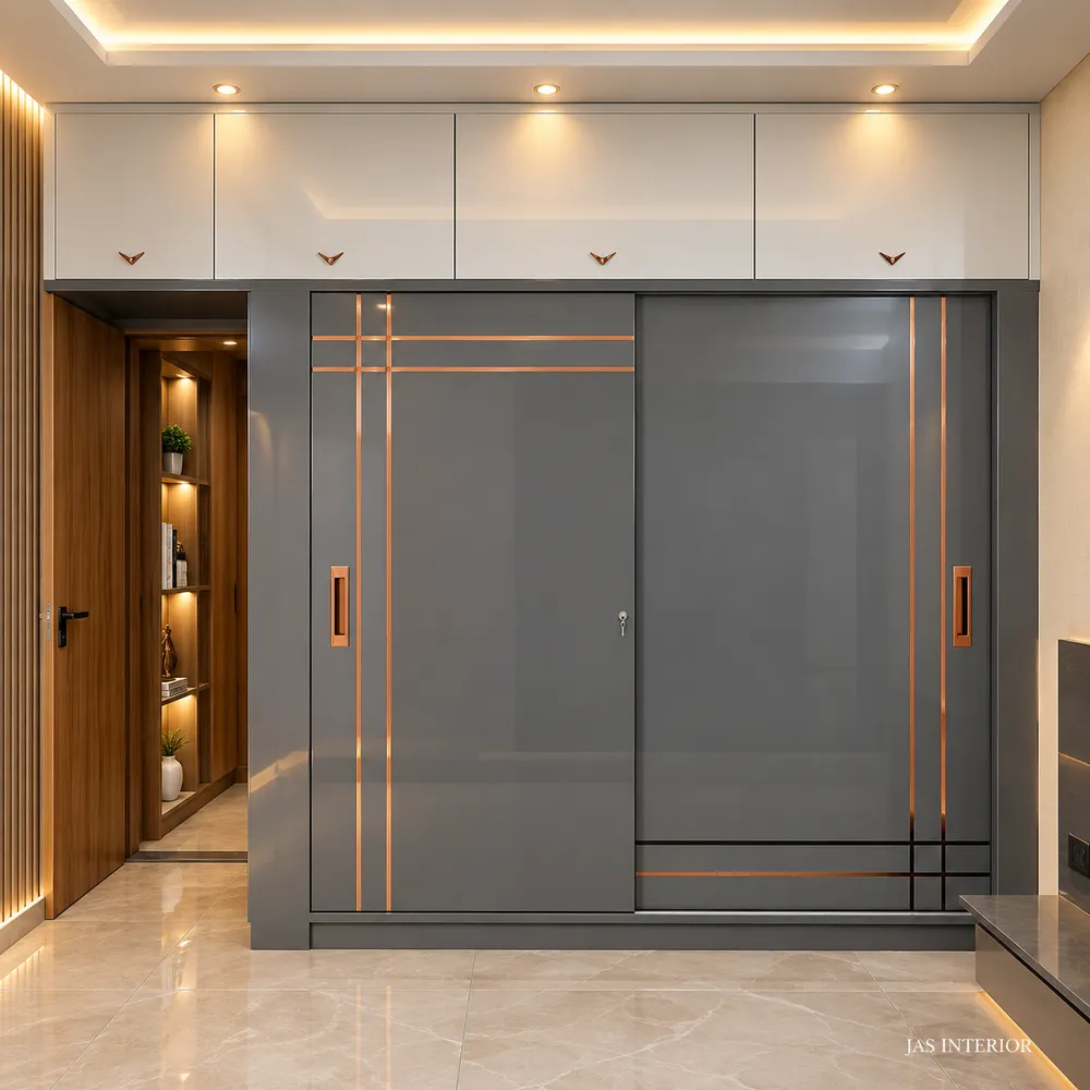 Modern Glossy Wardrobe Interior