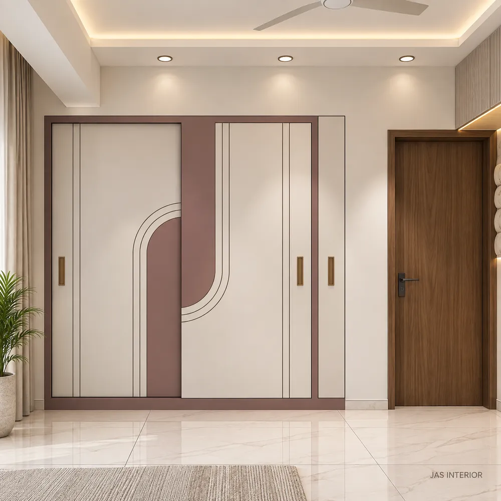 Modern Mauve Wardrobe Bedroom